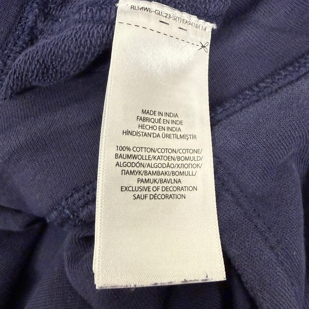 Polo Ralph Lauren Boys XL 18-20 Navy Blue Fleece Jogger Sweatpants Red Logo - Picture 5 of 10